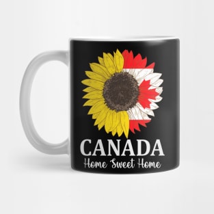 Home Canada Day Maple Sunflower Independence Day Mug